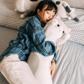 벨라솜 모찌 귀여운 고양이 애착이형 양양이 발바닥 바디필로우 110cm 130cm 안고자는