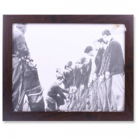 장식용 벽걸이 사진 원목 밤색 11x14 28x35 인테리어액자 거실액자